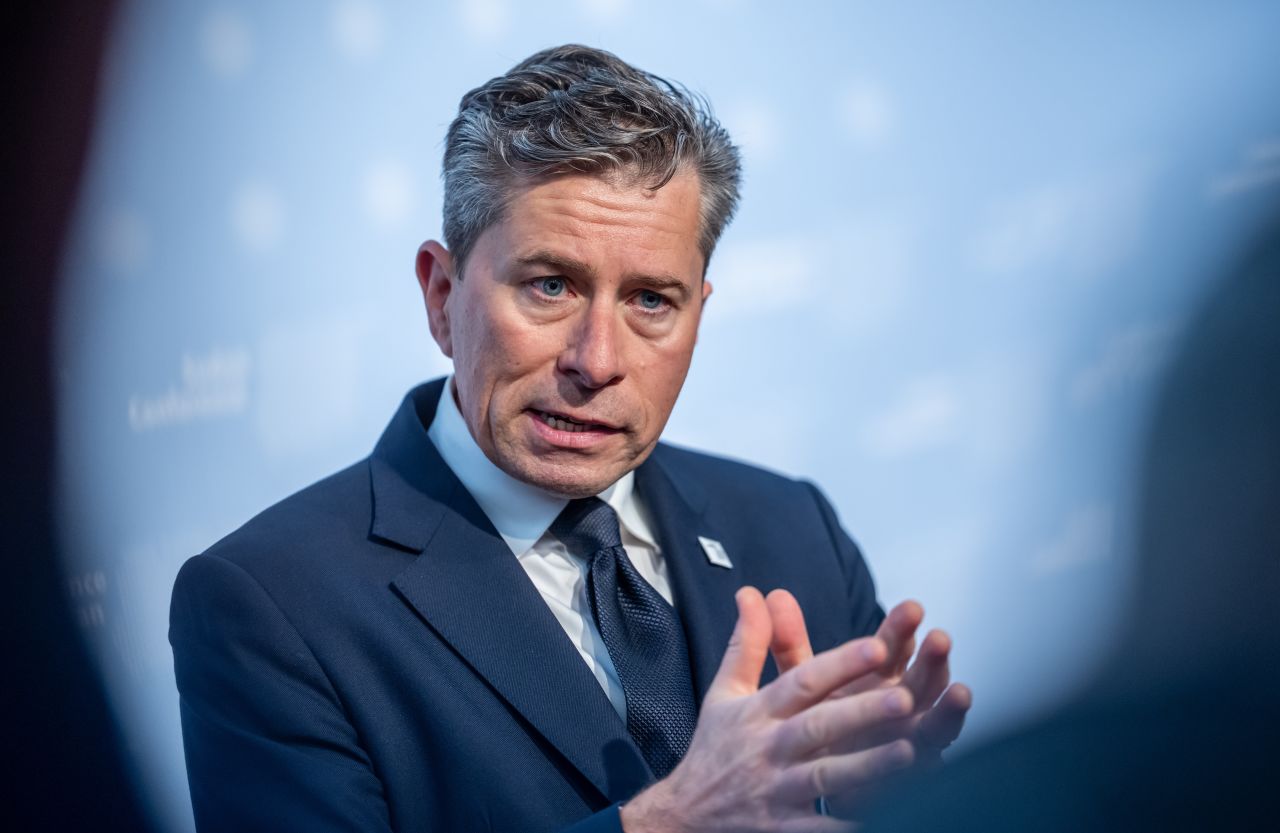 Tom Fletcher, UN Emergency Relief Coordinator attends a conference in Berlin, Germany on April 15.