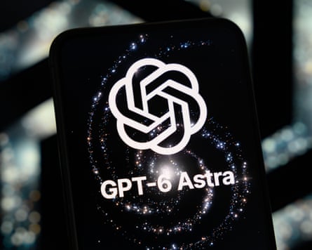 The GPT-6 Astra AI model logo displayed on a smartphone screen