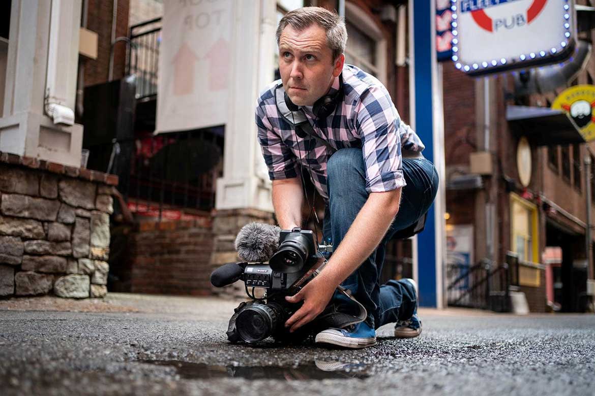 Forrest Sanders, a 2007 graduate and video journalist at NewsChannel 5 in Nashville, Tennessee, was one of the three alums inducted in the Scott Borchetta College of Media and Entertainment's Wall of Fame on April 24, 2026. (Photo submitted)